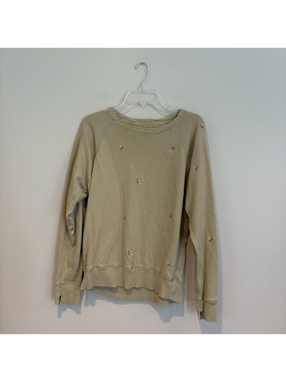 Aerie Women's Cottagecore Floral
Embroidered Crew Neck Sweatshirt